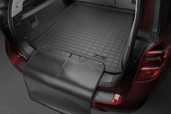 2011 Cadillac CTS WeatherTech Cargo Liners, Cargo Liner with Bumper Protector in Black