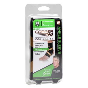 Copper Fit Pro Ankle Compression Sleeve 1018428- Size md