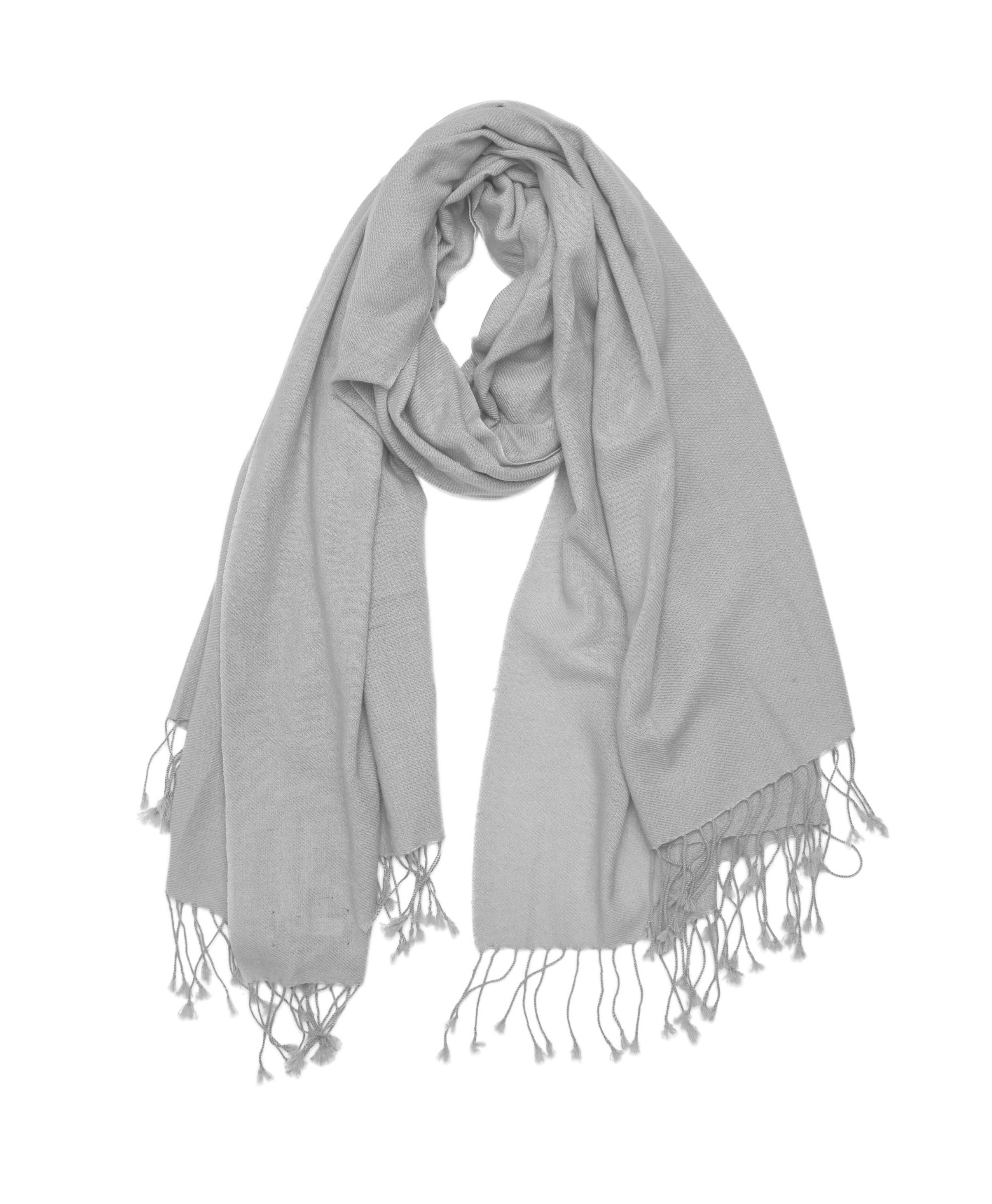 Pashmina and Silk Shawl (Dove)