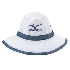 Mizuno Large Brim Sun Hat 1062330-White/Navy  Size sm/md, white/navy