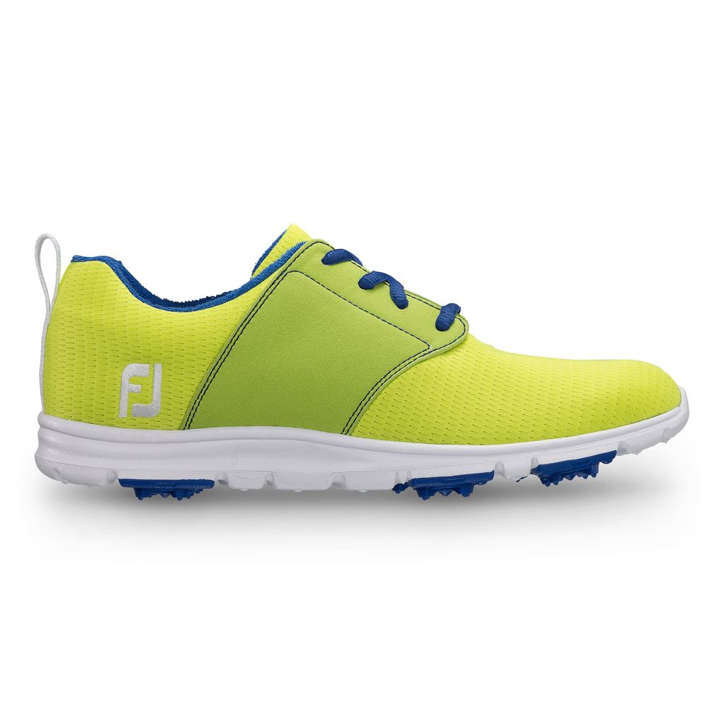 FootJoy Women\'s enJoy Golf Shoes  Size 6.5, Lime/Sapphire