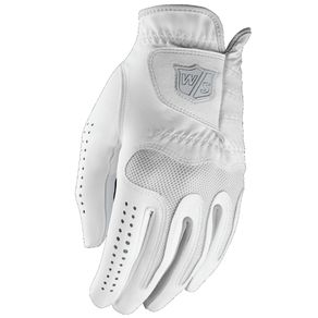 Wilson Staff Women\'s Grip Soft Glove 1088719-White  Size sm Left, white