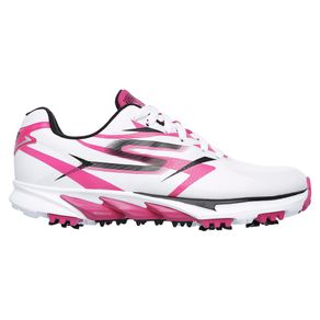 Skechers Women\'s Go Golf Blade Golf Shoes 1100009-White/Pink  Size 6.5 M, white/pink