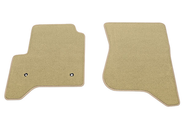 2014 Chevy Silverado AutoAnything SELECT Custom Fit Carpet Floor Mats, Front Row Floor Mats in Biscuit