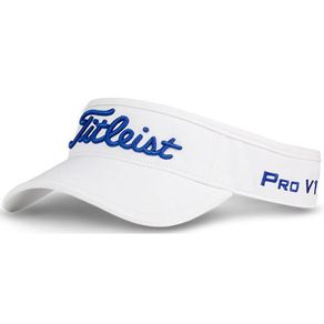 Titleist Tour Performance White Trend Collection Visor 1110417-White/Royal  Size one size fits most, white/royal