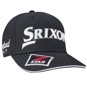 Srixon Men\'s Tour Staff Cap 1111206-Black/White  Size one size fits most, black/white