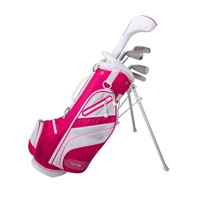 Tour X Junior\'s 5PC Package Set 1114074-Pink  Size size 1 Right Steel/Graphite Combo, pink