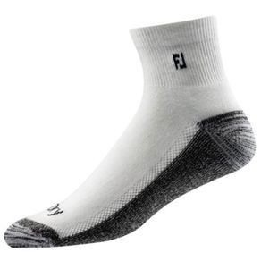 FootJoy Men\'s ProDry Quarter Socks 1120155-White  Size size 7-12, white