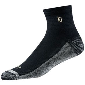 FootJoy Men\'s ProDry Quarter Socks 1120156-Black  Size size 7-12, black