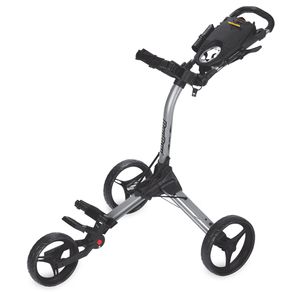 Bag Boy Compact 3 Push Cart 1122283-Silver/Black, silver/black