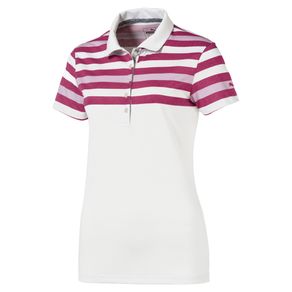 Puma Women\'s Road Map Polo 1123412-Magenta Haze  Size lg, magenta haze