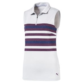 Puma Women\'s Road Map Sleeveless Polo 1123484-Majesty  Size xl, majesty