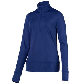 Puma Women\'s 1/4 Zip Popover 1123780-Sodalite Blue  Size sm, sodalite blue