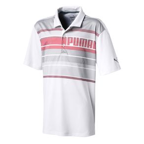 Puma Junior\'s Golf Polo 1123841-High Risk Red  Size lg, high risk red