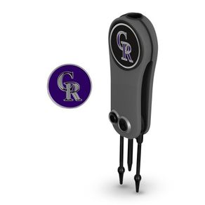 MLB Switchblade Tool with Ball Markers 1131868-Colorado Rockies