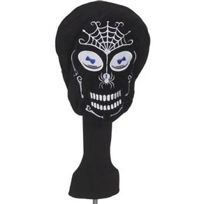Creative Covers Black Skull Driver Headcover 1133687-