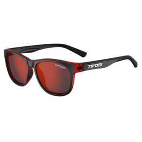 Tifosi Swank Sunglasses 1137145-Crimson/Onyx/Smoke Red, crimson/onyx/smoke red