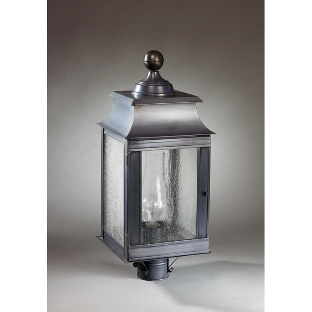 Northeast Lantern Concord 23 Inch Tall 1 Light Outdoor Post Lamp Concord - 5633-DB-CIM-CSG - Williamsburg