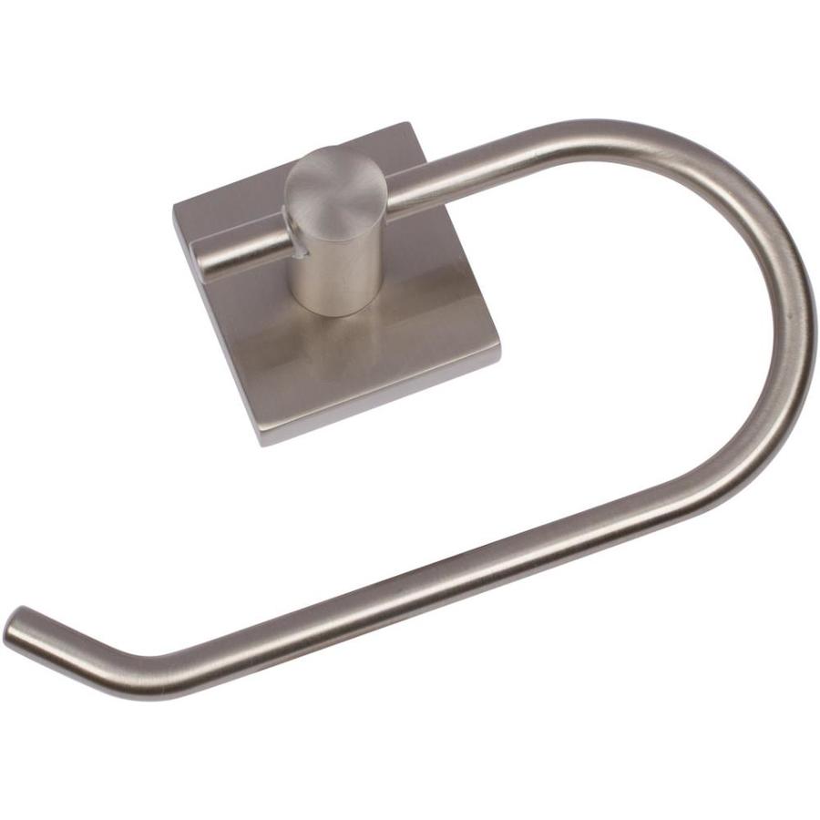 Delaney Hardware 1100 Series Satin Nickel Wall Mount Single Post Toilet Paper Holder | 510108