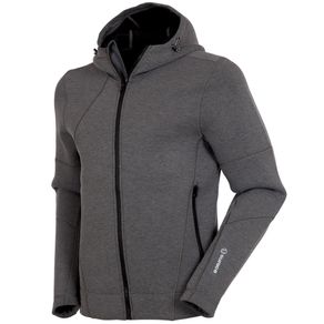 Sunice Men\'s Austin Technospacer Thermal Softshell Full-Zip Hoodie 1521444-Black Melange  Size 2xl, black melange