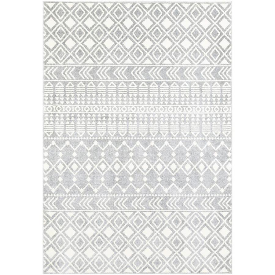 Surya Horizon 9 x 12 Gray Indoor Geometric Global Area Rug | HRZ2317-93126