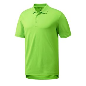 adidas Men\'s Performance Polo 2007168-Solar Green  Size sm, solar green