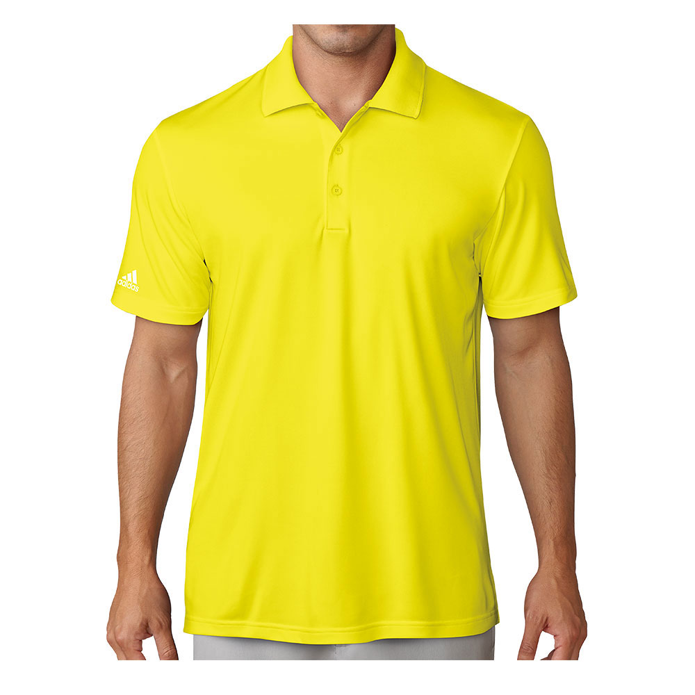 adidas Men\'s Performance Polo  Size XL, Solar Pink