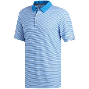 adidas Men\'s Climachill Tonal Stripe Polo 2007694-Hi-Res Yellow/Gray Two  Size sm, hi-res yellow/gray two