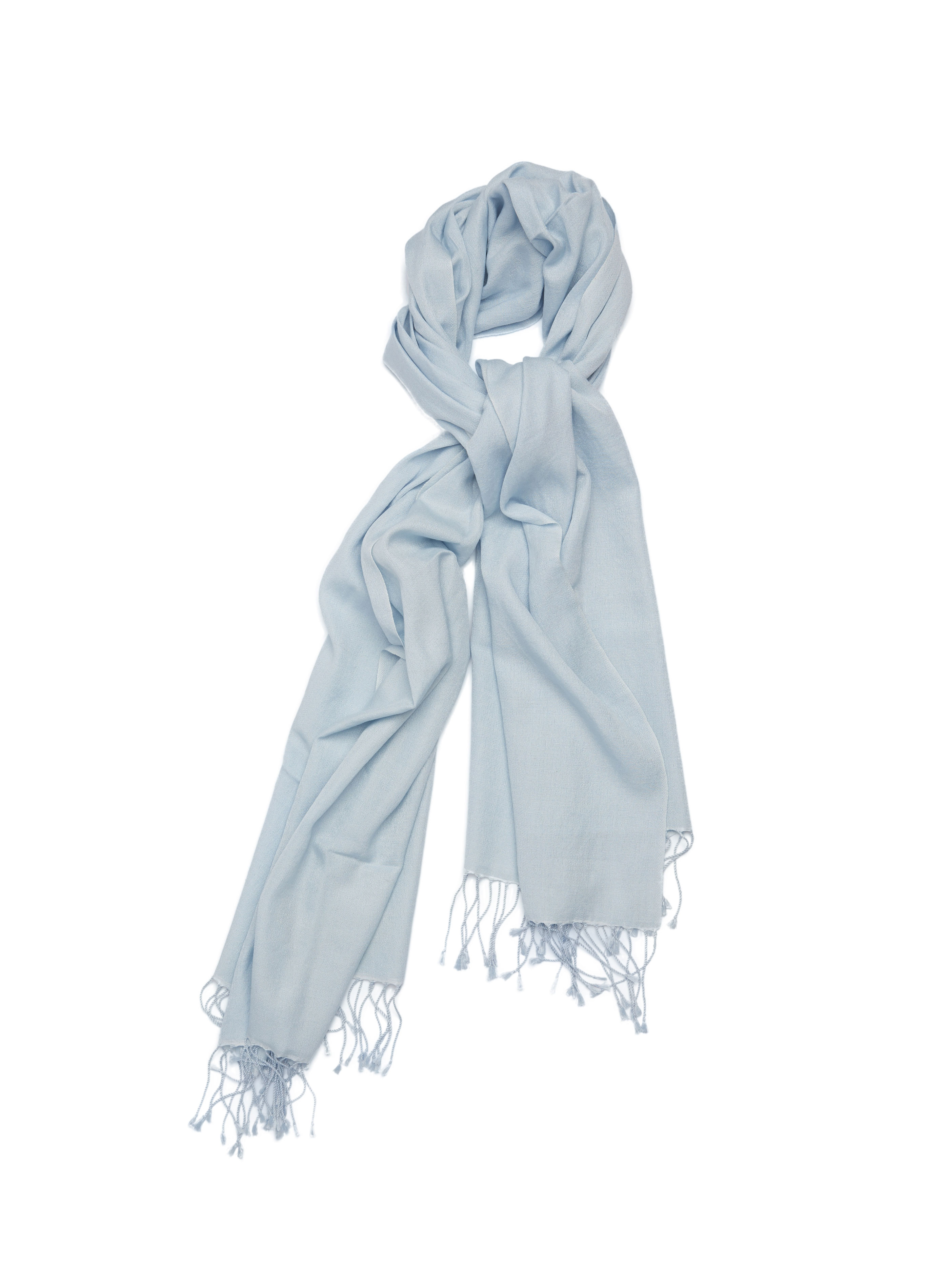 Pashmina and Silk Wrap (Blue Topaz)