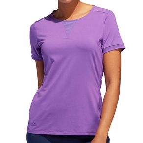 adidas Women\'s Sport Mesh Shirt 2010937-Active Purple  Size xs, active purple