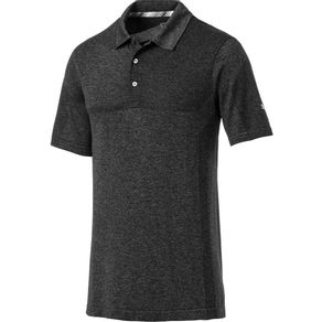 Puma Men\'s EvoKnit Breakers Polo 2013063-Puma Black Heather  Size xl, puma black heather