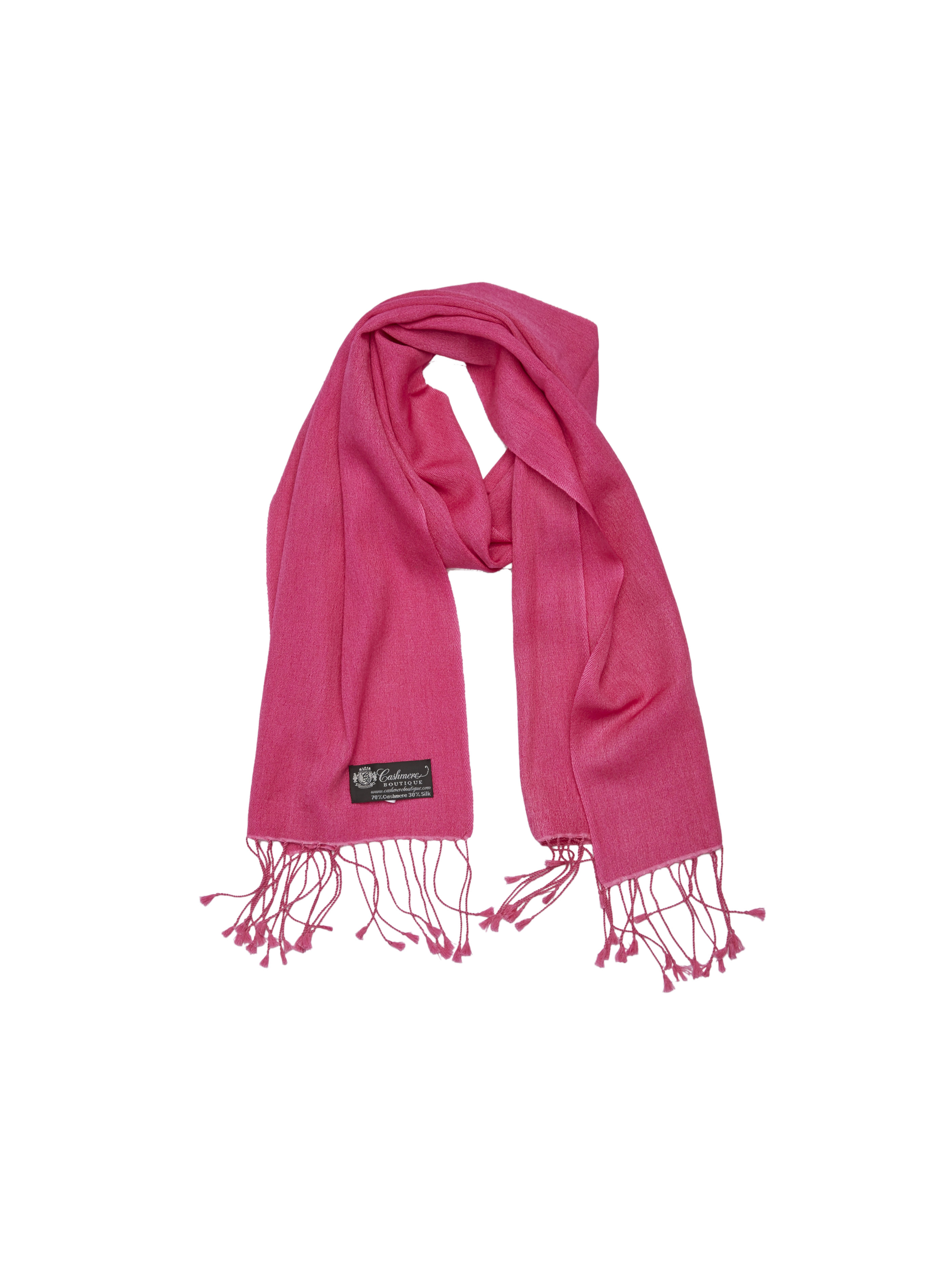 Pashmina and Silk Wrap (Magenta Pink)
