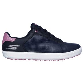 Skechers Women\'s Go Golf Drive Shimmer Golf Shoes 2021932-Navy/Pink  Size 9.5 M, navy/pink