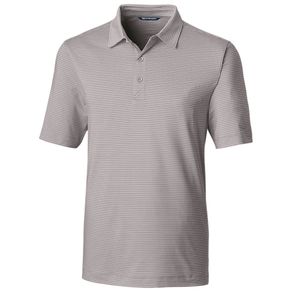 Cutter & Buck Men\'s Forge Polo Pencil Stripe 2045321-Polished  Size lg, polished