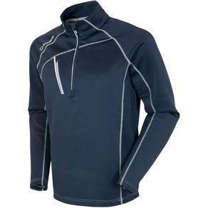 Sunice Men\'s Alexander Stretch Thermal 1/2-Zip Pullover 2063407-Midnight  Size sm, midnight