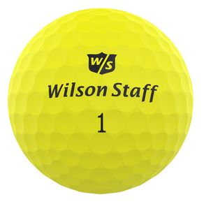 Wilson Staff DUO Professional Matte Golf Balls 2074145-Matte Yellow Dozen, matte yellow