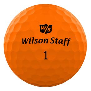 Wilson Staff DUO Professional Matte Golf Balls 2074146-Matte Orange Dozen, matte orange