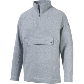 Puma Men\'s Fusion 1/4-Zip Pullover 2077097-Quarry Heather  Size xl, quarry heather