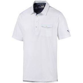 Puma Men\'s Donegal Polo 2077470-Bright White  Size 2xl, bright white