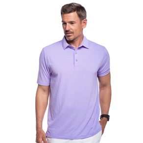 Ibkul Men\'s Polo 2078760-Light Violet  Size sm, light violet