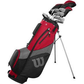 Wilson Profile SGI 14PC Package Set 2079236-Black/Red  Size standard Left Steel/Graphite Combo Regular, black/red