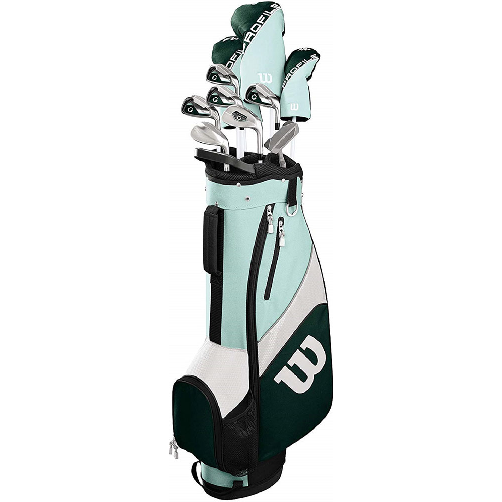 Wilson Women\'s Profile SGI 14PC Package Set w/ Cart Bag  Size +1\