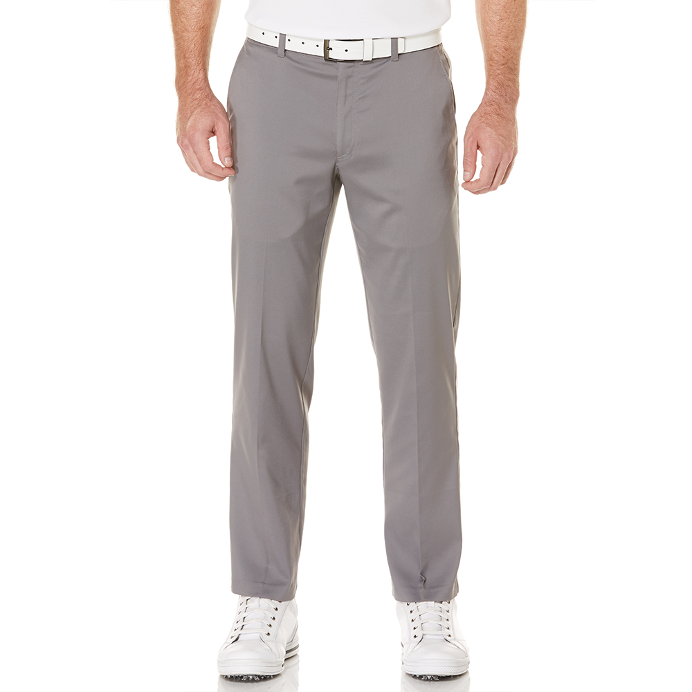 Ben Hogan Men\'s Signature Flat Front Active Flex Pants  Size 42/32, Caviar