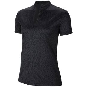 Nike Women\'s Dri-Fit Victory Printed Polo 2082548-Off Noir  Size lg, off noir