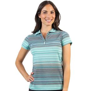 Antigua Women\'s Sureshot Polo 2090674-Black/White Multi  Size sm, black/white multi