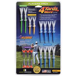 GreenKeepers 4 Yards More Players Pack Performance Tees 2100923-Assorted  Size 18 pack, assorted