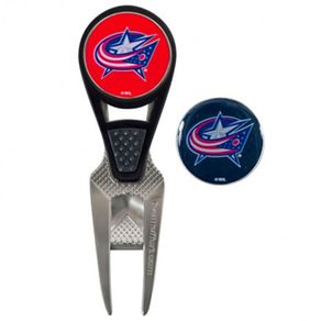 Team Effort NHL CVX Repair Tool and Ball Markers 2101475-Columbus Blue Jackets