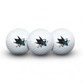 Team Effort Men\'s NHL 3 Ball Pack 2101535-San Jose Sharks  Size sleeve