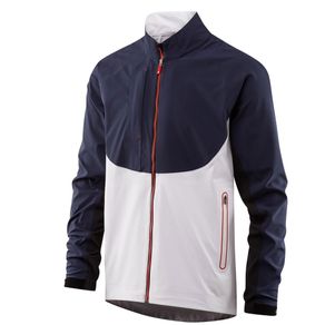 FootJoy Men\'s DryJoys Tour LTS Jacket 2103392-Navy/White/Red  Size lg, navy/white/red