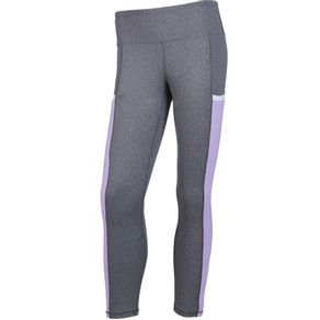 FootJoy Women\'s Panel Pocket Leggings 2103412-Charcoal/Orchid  Size lg, charcoal/orchid